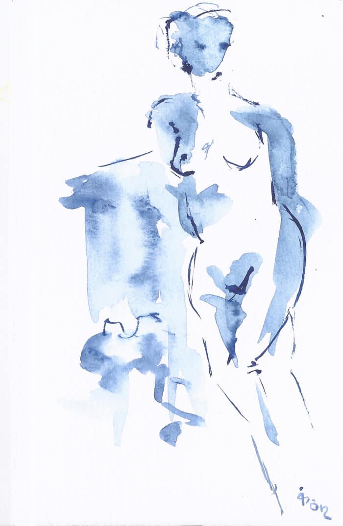 Aquarel<br>Pose - Afbeelding 2