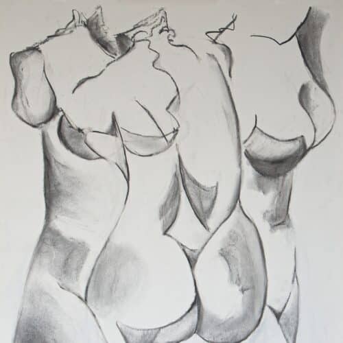 Niki-Niki uitsnede - schilderkunst by Ivon Spronck