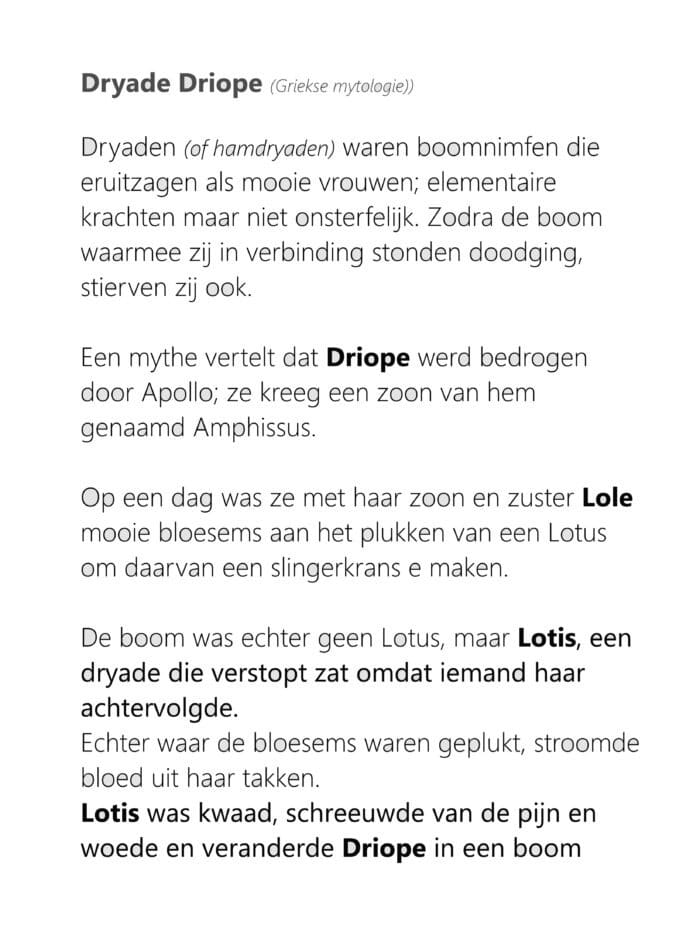 Dryade Lotis - Afbeelding 8